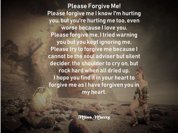 Please Forgive Me!
