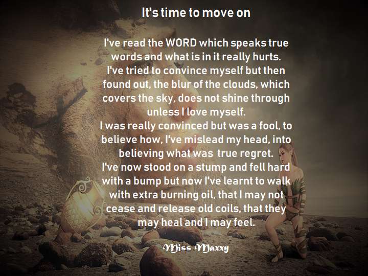 It’s Time to move on